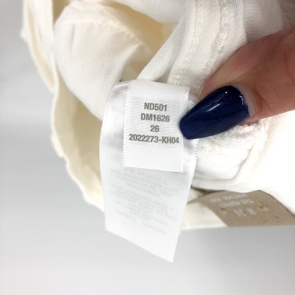 MADEWELL Womens Perfect Vintage Jeans 26 US 2 Tile White High Rise ND501 NWT - Picture 11 of 12